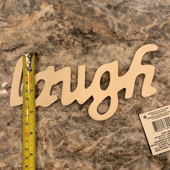 Home and Laugh Wood Word Set - Picture 7 of 8